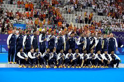 Men's field hockey bronze medal winners of India